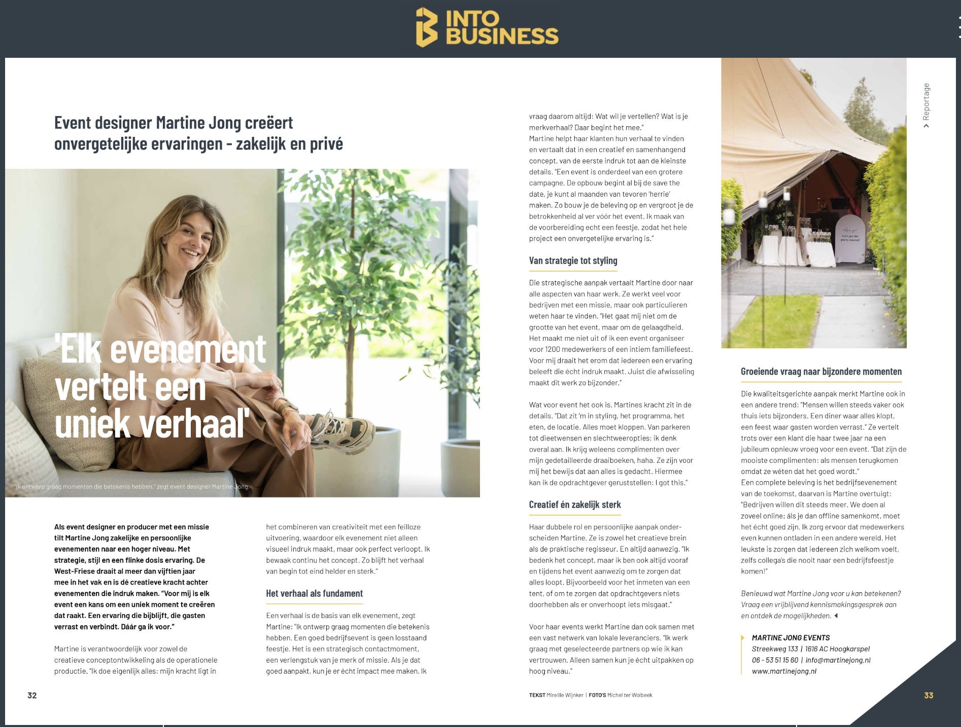 INTO Business artikel